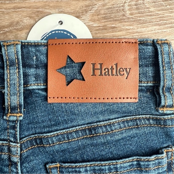 NWT-Hatley Navy Stretch Blue Denim Pant - Picture 3 of 6